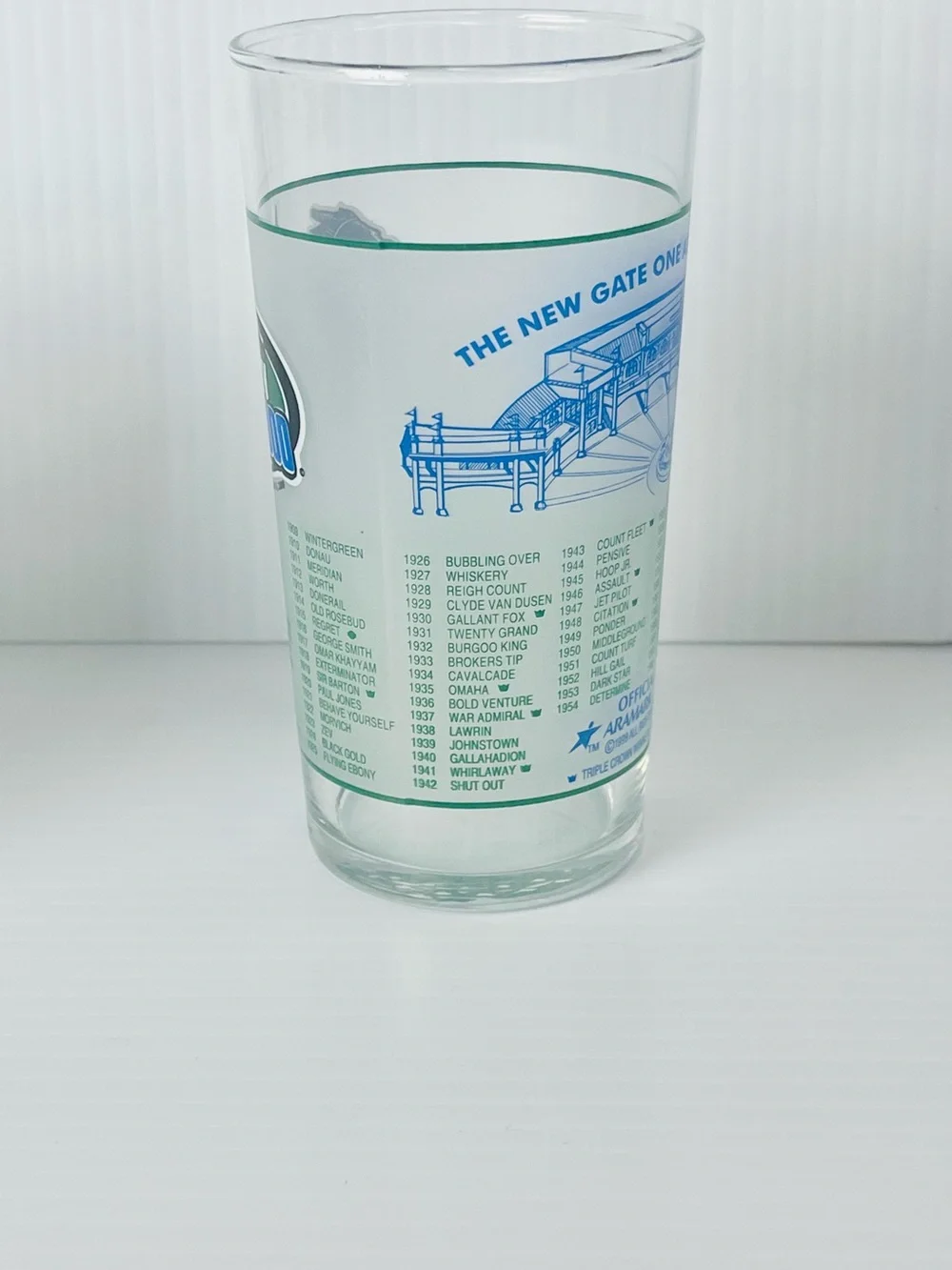 Set 4 Kentucky Derby Souvenir Glasses 1996-122nd & 2000-126th